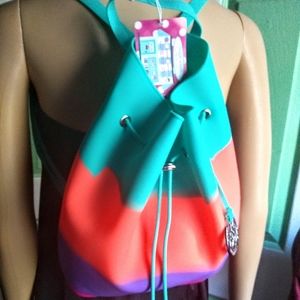 Yummy Gummy Silicone Backpack- Birthday Cake.